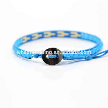 trendy style new fashion weave beads japan adjustable custom rope bracelet